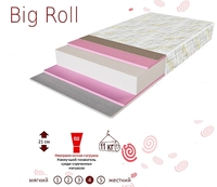 ⏩ Беспружинный матрас Big Roll ↔ неограниченная нагрузка на спальное место ⏩ средняя жесткость + сравнить цены, описание, отзывы клиентов... Высота его 21 см... Матрасы купить Недорого от производителя